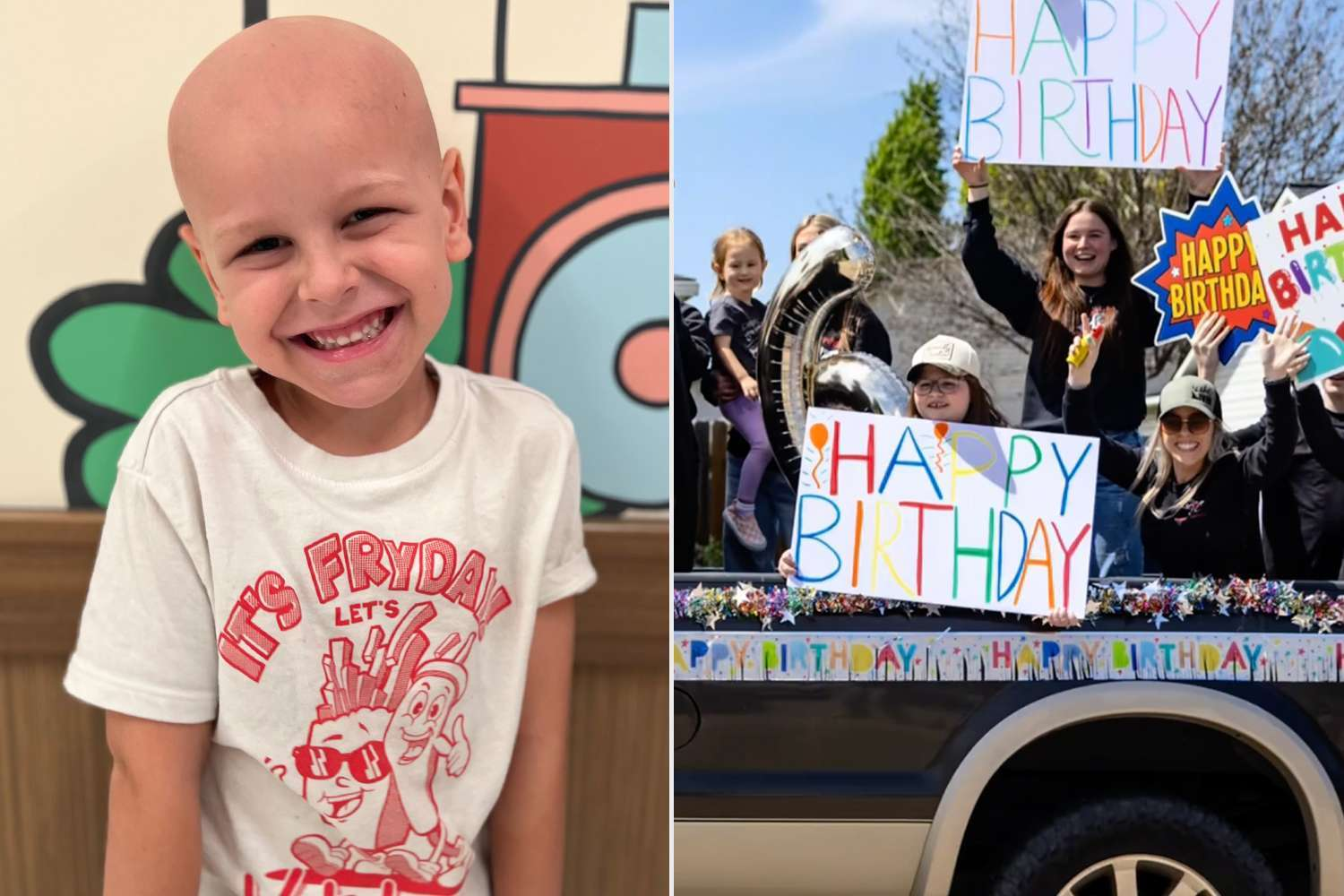 Tiny Cancer Survivor's Birthday Parade Drew 1,000+ Strangers After Mom's Viral Plea