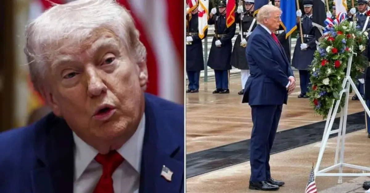 Did Trump Wear a "Double Diaper" at Arlington? Critics Question His Health After Memorial Day Moment