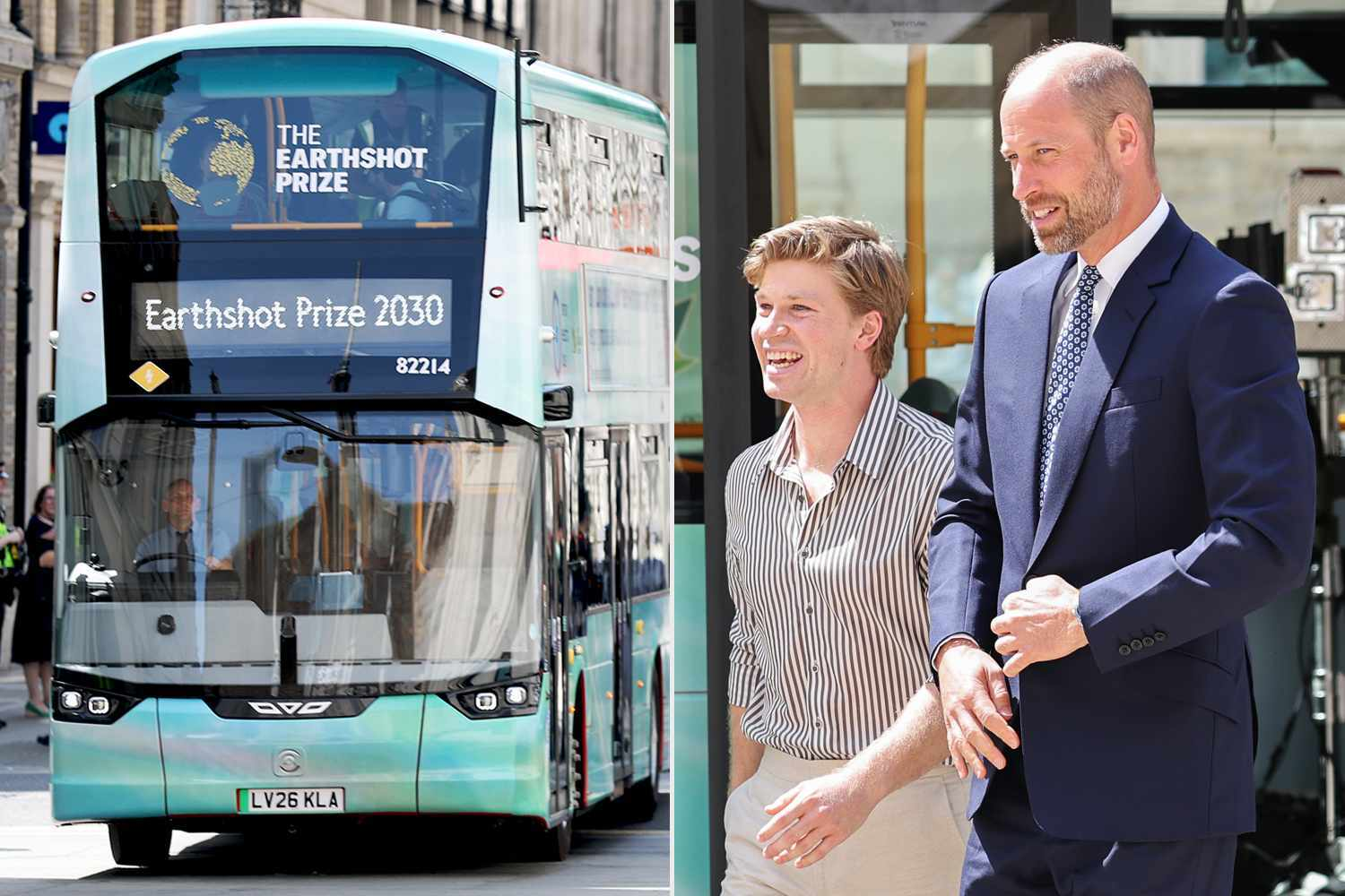 Prince William and Robert Irwin's Green-Bus Entrance — The Earthshot Wins He Says Are Real