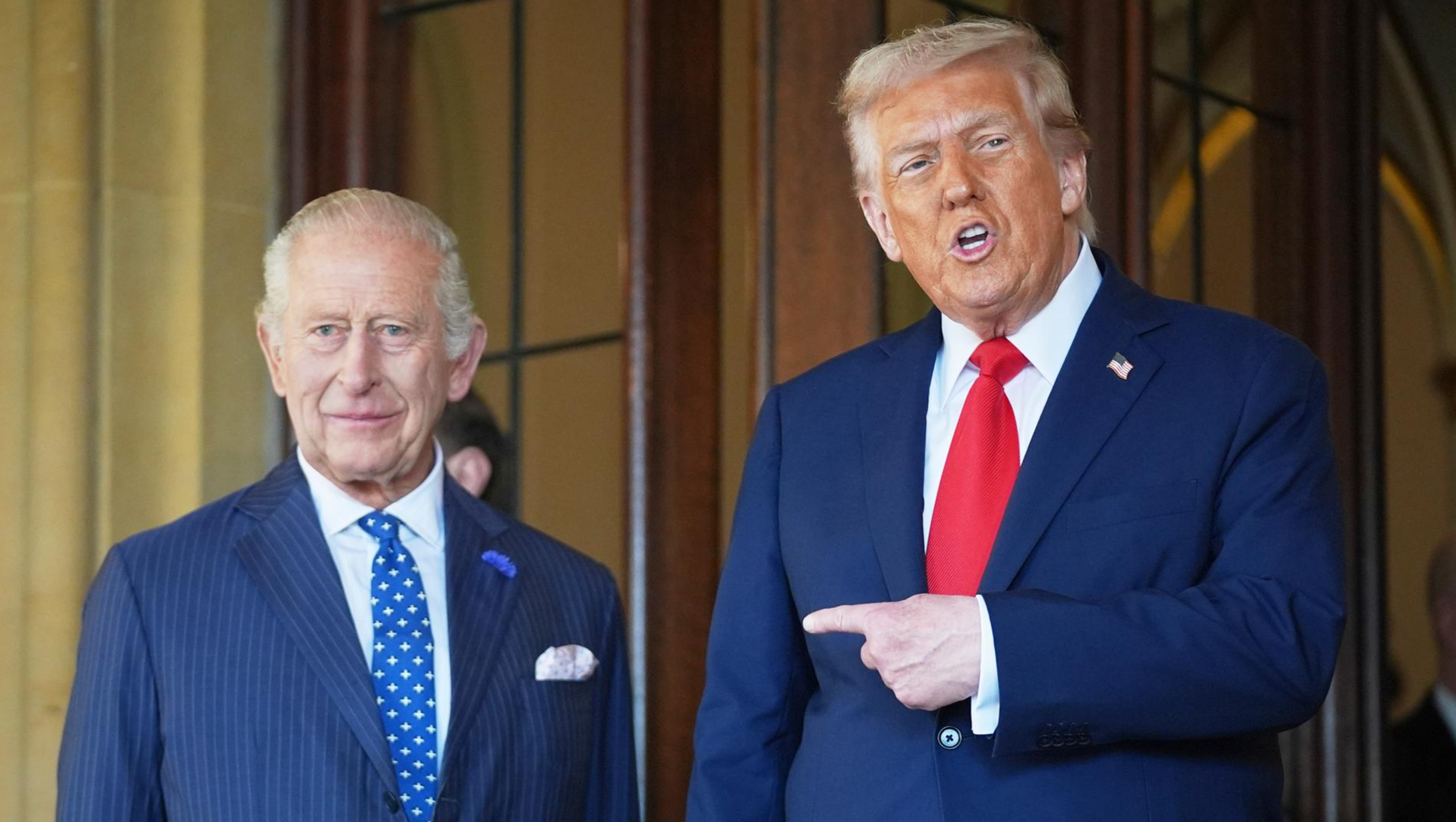 Trump Claims Distant Kinship with King Charles – Dreams of Buckingham Palace!